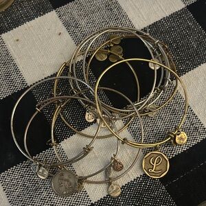 Alex and Ani Gold and Silver Charm Bracelets